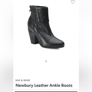 rag & bone Newbury Leather ankle boots